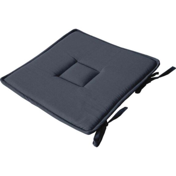 Galette plate gris foncé 40x40