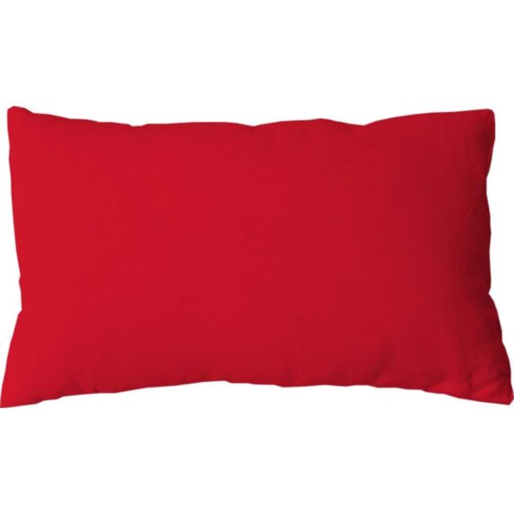 Coussin non dehoussable rouge 30x50