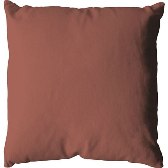 Coussin coton 40 x 40 cm terre cuite