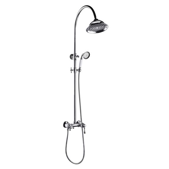 LEEDS COLONNE DE DOUCHE CHROME MITIGEUR MECANIQUE