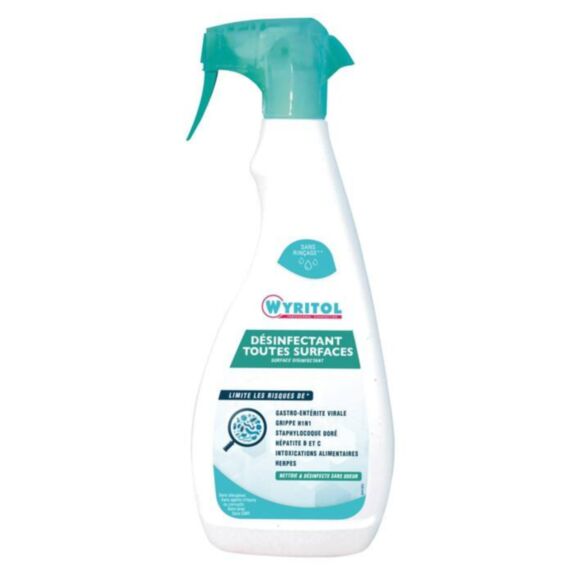 Désinfectant Nettoyant Toutes Surfaces sans Allergènes 750ml - WYRITOL