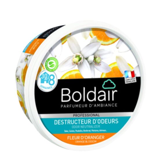 Désodorisant Destructeur Odeurs Fleur d'Oranger 300gr - BOLDAIR