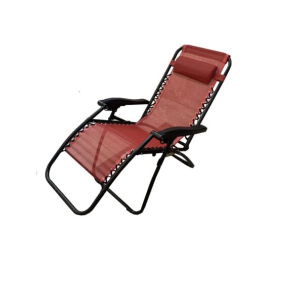 Chaise pliante multiposition Siesto 108 x 109 x 67 cm terracotta - CIDDECO