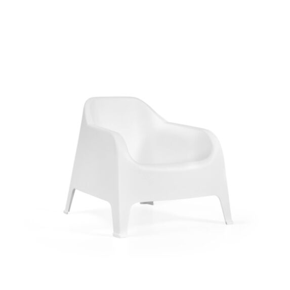 Fauteuil de jardin Baya 81x80x74cm blanc