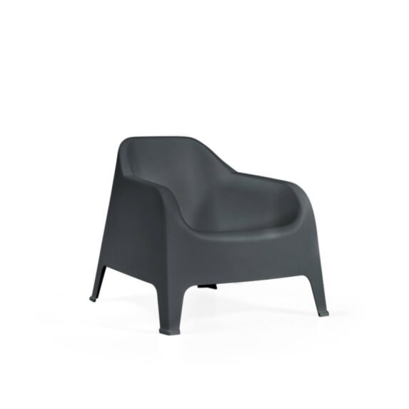 Fauteuil de jardin Baya 81x80x74cm anthracite