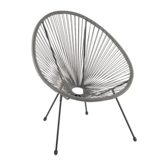 Fauteuil de jardin à fil Copacabana Gris texturé
