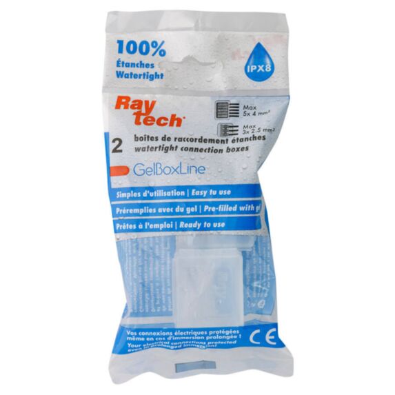 2 boîtes gel étanche Gel BoxLine 30x42x26mm - RAYTECH