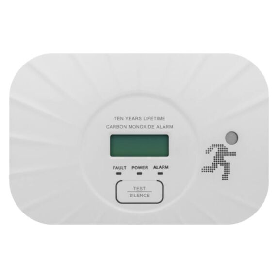 Détecteur de monoxyde de carbonne LCD NF Autonomie 10 ans