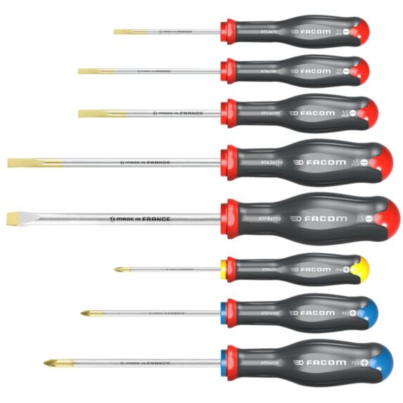 Coffret de 8 tournevis PROTWIST - FACOM