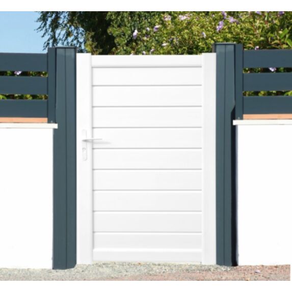 Portillon PVC Fidji L1xH1,55m Blanc