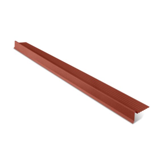 Tuile de rive Acier R Deep Rouge mat 120cm