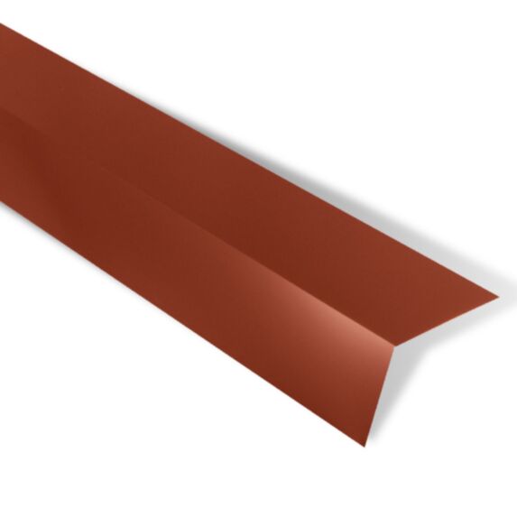 Bande égout Tuile R 1000mmx0,5mm rouge - BACACIER