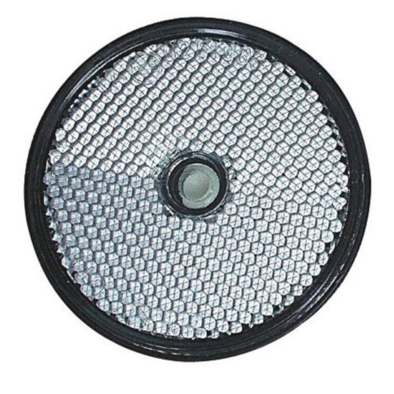 Catadioptre rond blanc visser/autocollant