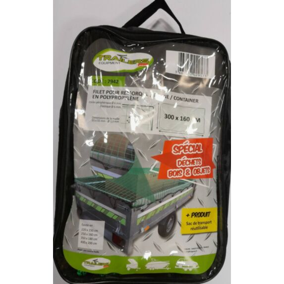 Filets maille 55x55. Dimenssions 300x160cm