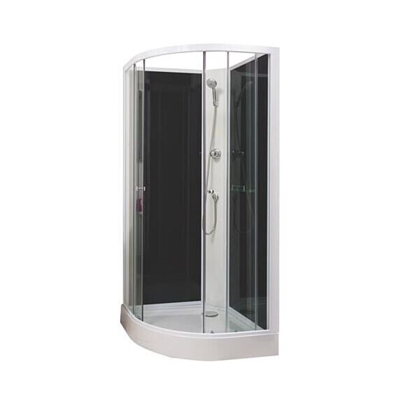 Cabine de douche non hydro Gena 1/4 cercle 80x80cm - ONDEE