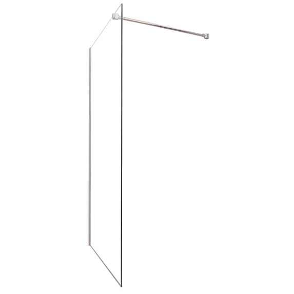 Paroi de douche Italienne 100x200cm verre trempé 8mm transparent - ONDEE