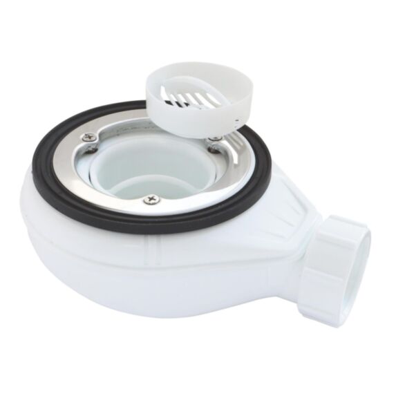 Bonde receveur résine 90mm sans chapeau