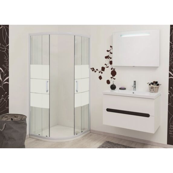 Acces d'angle 1/4 cercle Coulissant Missi 90x90cm