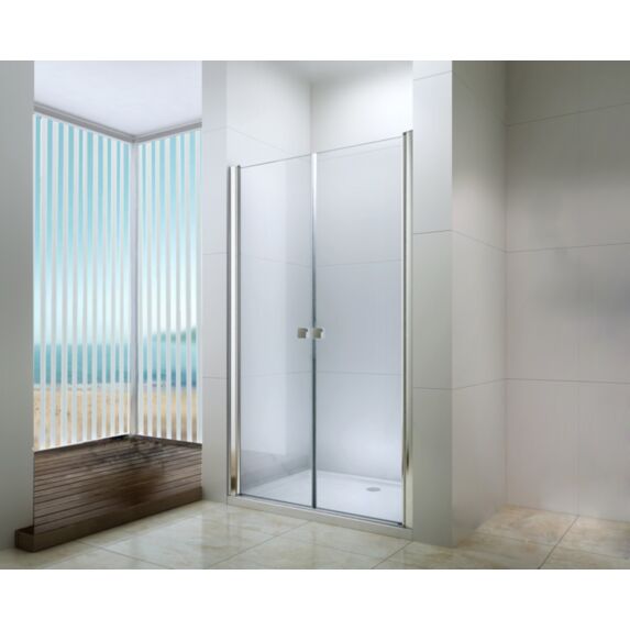 Porte douche battante Frisco transparent 90cm