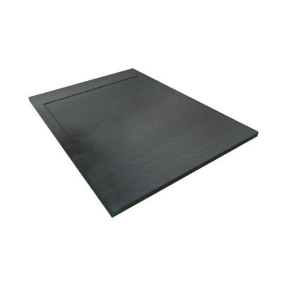 Receveur de douche à poser Spirit 3 Découpable 90x120x3cm Résine Anthracite - ONDEE