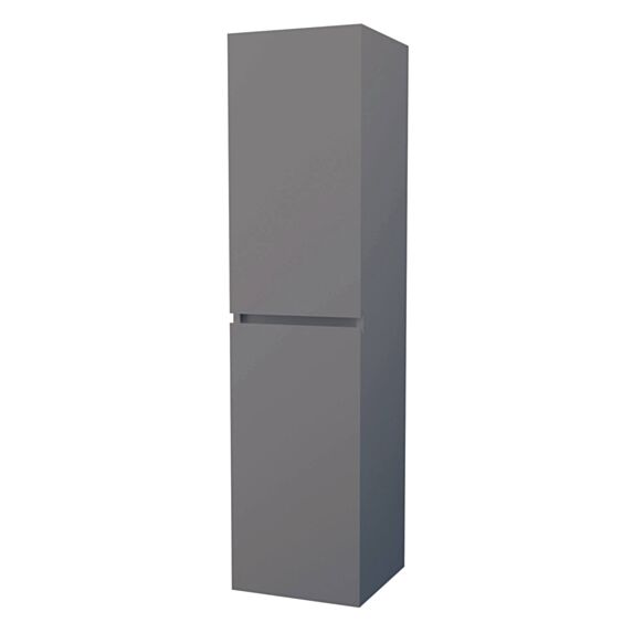 Colonne salle de bain Trendy 2 portes 30x30x120cm gris