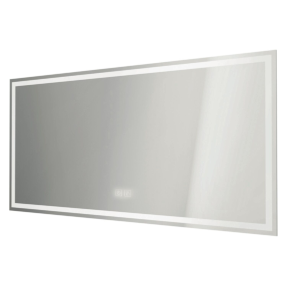 Miroir salle de bain éclairant Laura Bords Givré 120x60cm - ONDEE