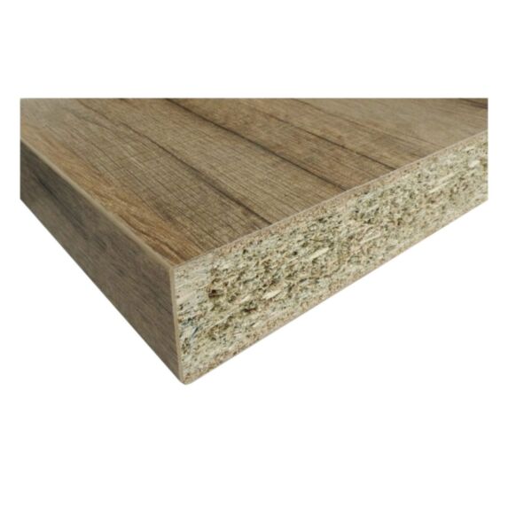 Plan de Travail Stratifié HPL Chêne Rustique 304x64x3,8cm - SUP BOIS