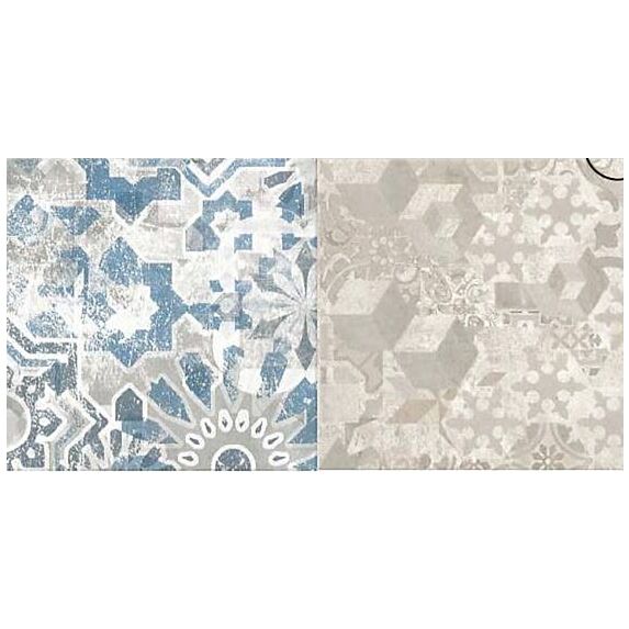 Crédence réversible palazzo bleu/crème 300x60cm - SUP BOIS