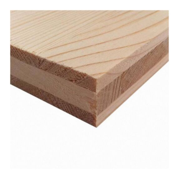 Panneau de bois prédécoupé Tripli Épicéa 250x60x1,9cm