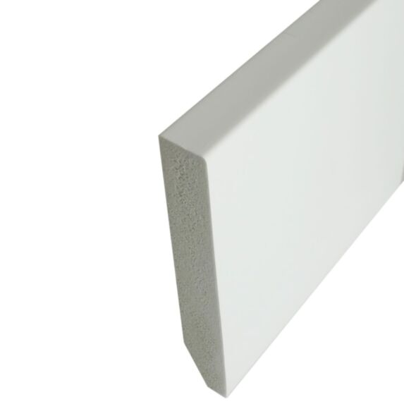 Plinthe XPS extrudé 12mmx80mmx220cm blanc - SUP BOIS