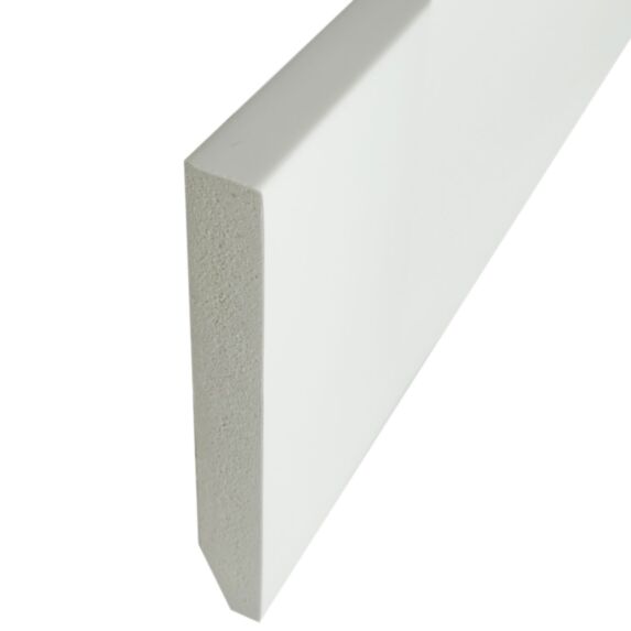 Plinthe XPS extrudé 12mmx100mmx220cm blanc - SUP BOIS