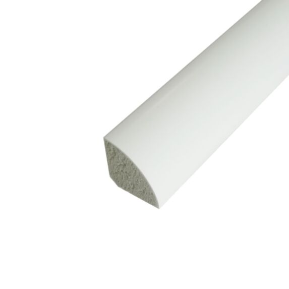 Quart de rond XPS extrudé 15mmx15mm blanc - SUP BOIS