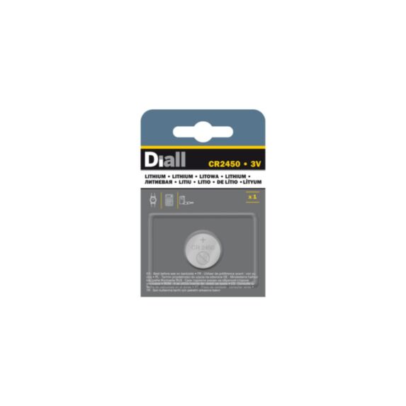 Pile au lithium CR2450 x1 - DIALL