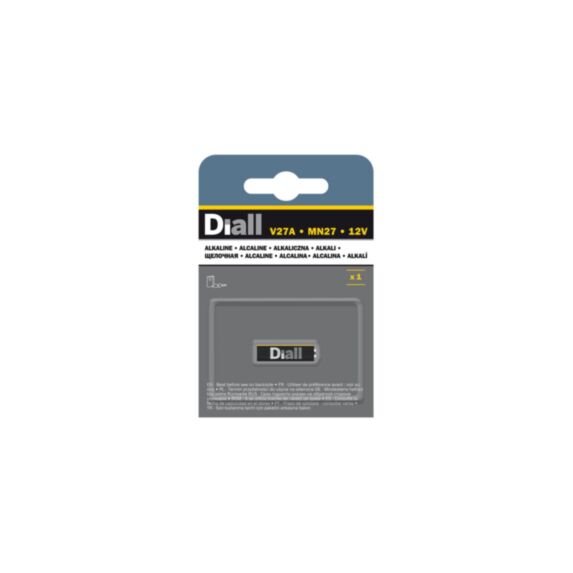 Pile alcaline V27A non rechargeable x1 - DIALL