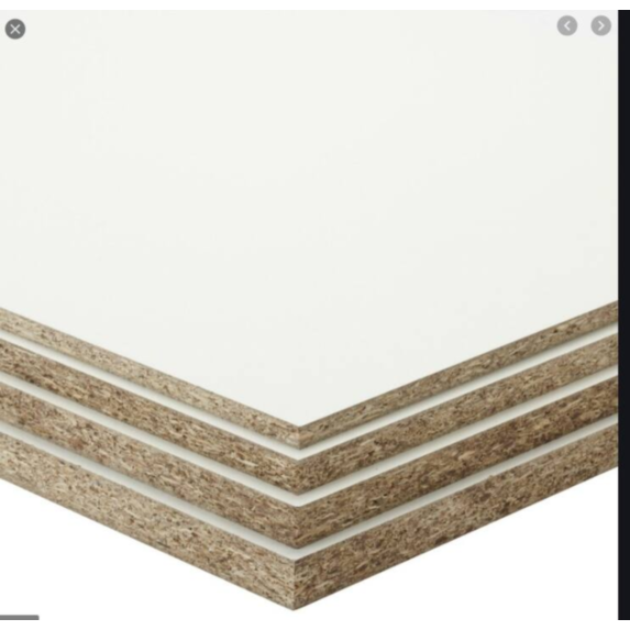 Panneau de bois mélaminé prédécoupé 120x60x0,8cm