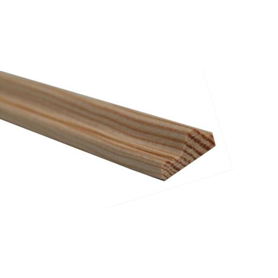Encadrement à doucine à fixer Bois Brut 0,8x3,5cmx2,4m