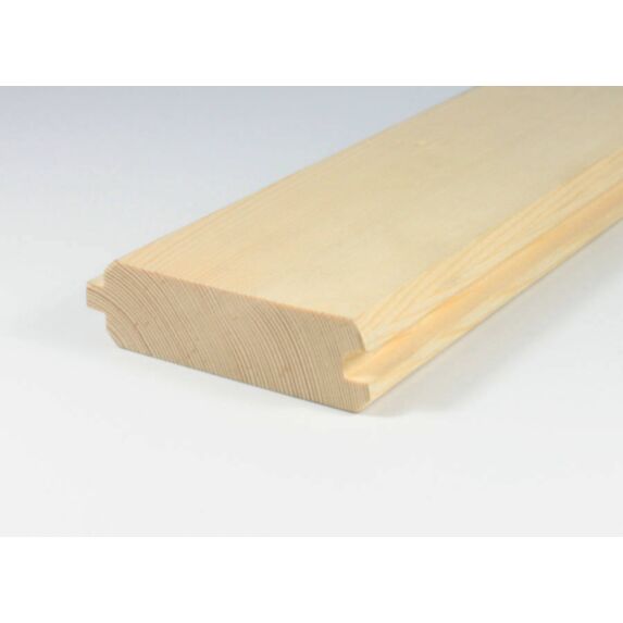 Barre à volet à fixer Bois Brut 2,1x9,5cmx2,4m