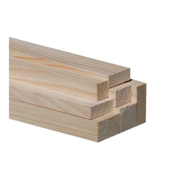 Tasseau raboté non abouté pin des landes 1,3x1,3x200cm