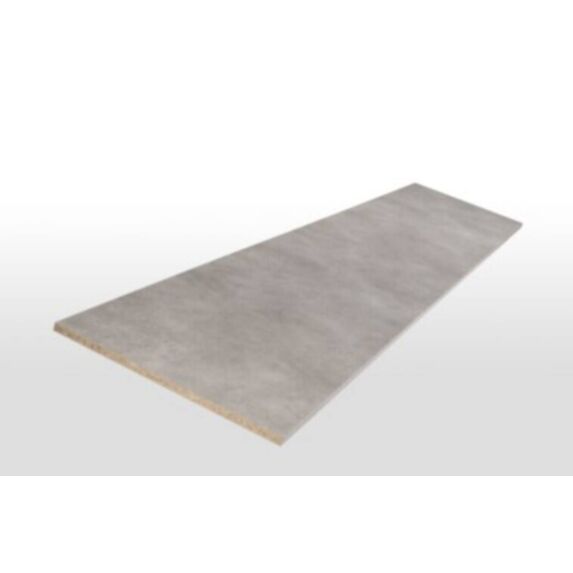 Tablette mélaminée béton 120x40x1,8cm