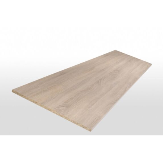 Tablette mélaminée chêne brut 250x60x1,8cm
