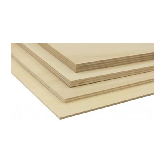 Panneau de bois contreplaqué prédécoupé peuplier 120x40x1,5cm