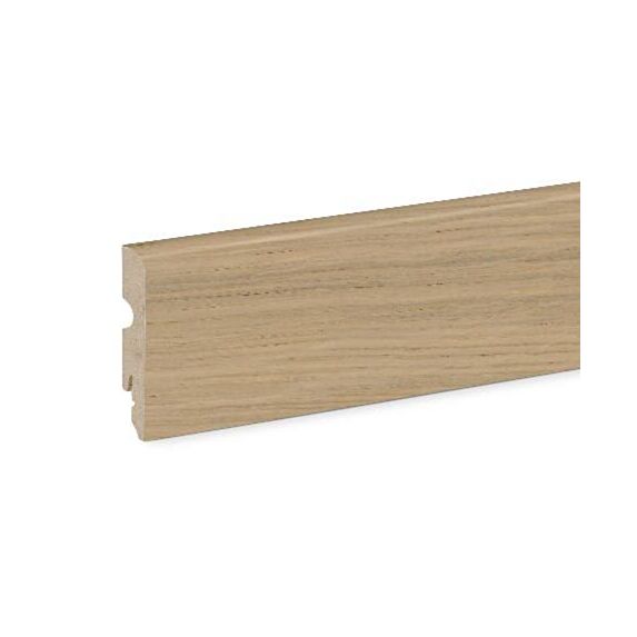 Plinthe MDF à fixer 220x7x1cm chêne blanc