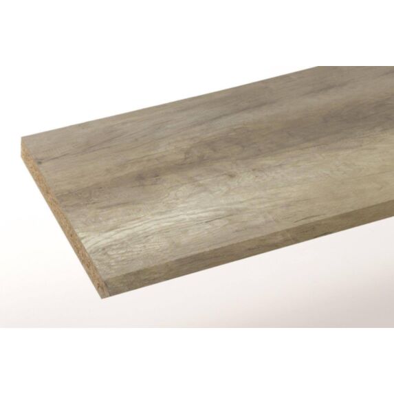 Plan de travail hydrofuge chêne authentique 277x64x3,8cm