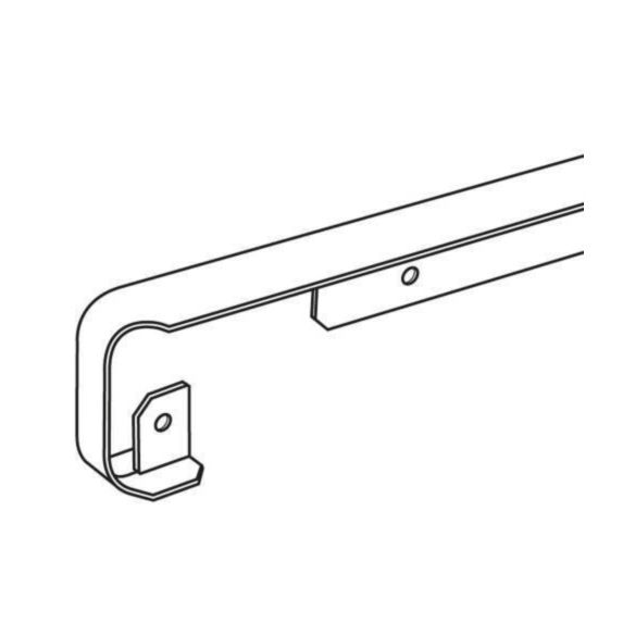 Profil Plan de travail pour jonction 67x38cm Gris