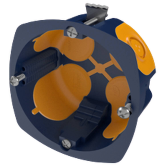 Boîte d'encastrement pour cloison creuse Airmetic Ø67xp.40mm 
