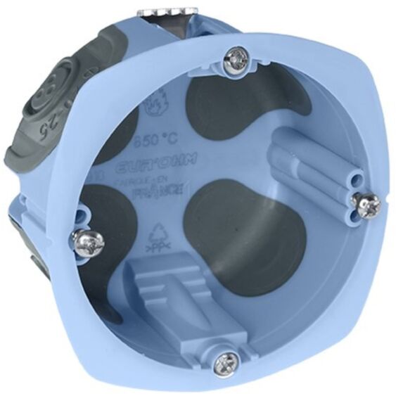 Boîte d'encastrement pour cloison creuse Airmetic  Ø67xp.50mm