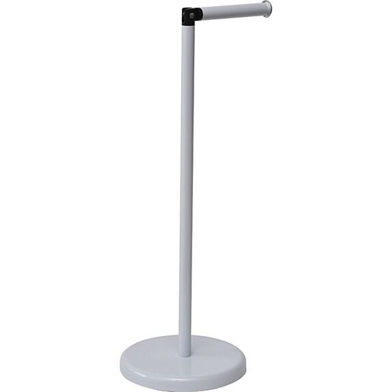 Réserve et dérouleur papier WC métal - blanc