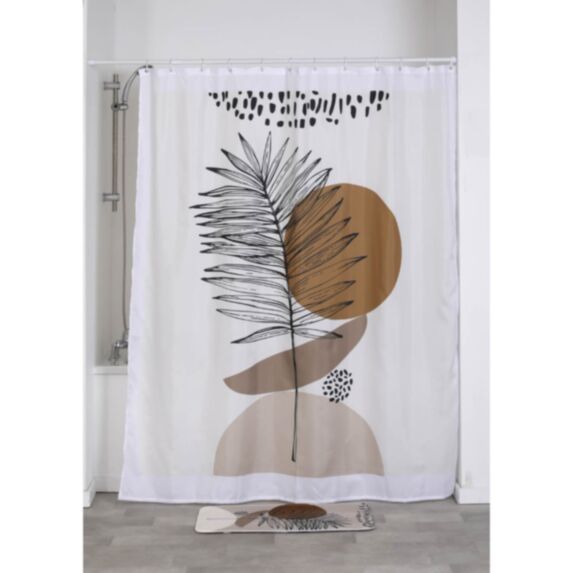 Rideau de douche polyester Reconnect 180 x 200 cm - TENDANCE