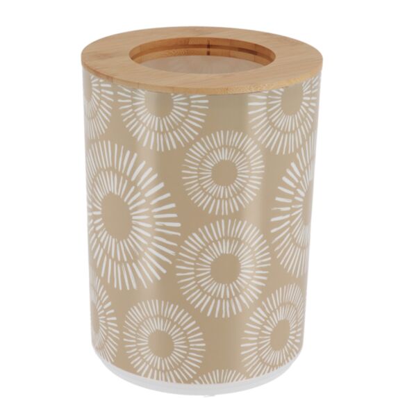 Poubelle PP imprimée 5L Ethnic spirals - TENDANCE