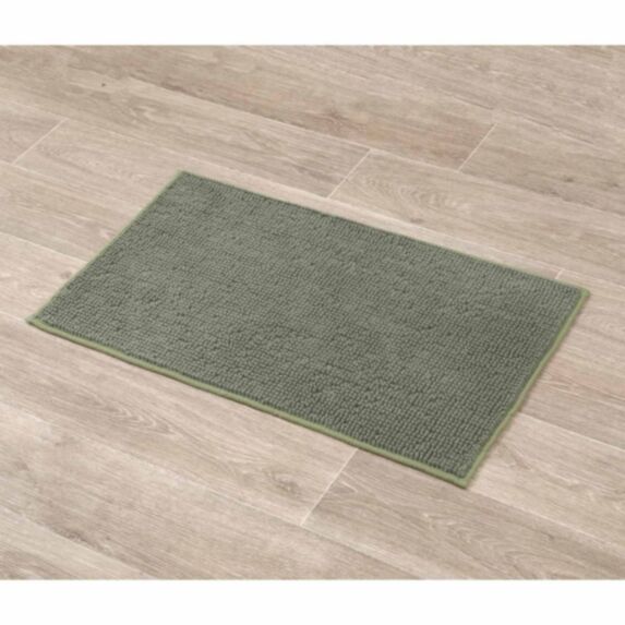 Tapis microfibre boules 45 x 75 cm vert kaki - TENDANCE